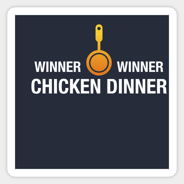 Battlegrounds Winner Winner Chicken Dinner - PUBG Gaming Sticker by gam1ngguy